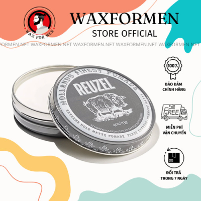 Sáp Vuốt Tóc Reuzel Extreme Hold Matte Pomade 35gr 113gr 340gr