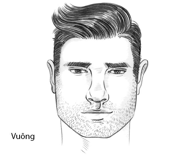 7 khuôn mặt của nam giới ứng với cách chọn các kiểu tóc phù hợp | Wax For  Men