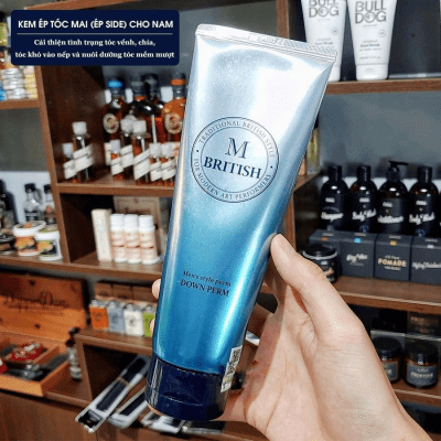 Cách sử dụng Kem ép side British M Men’s Style Down Perm 200gr