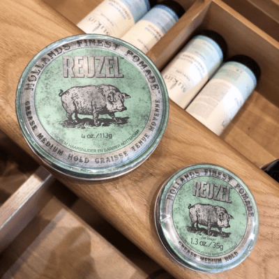 Reuzel Green Pomade 4 - Wax for men Reuzel Green Pomade 4 - Wax for men