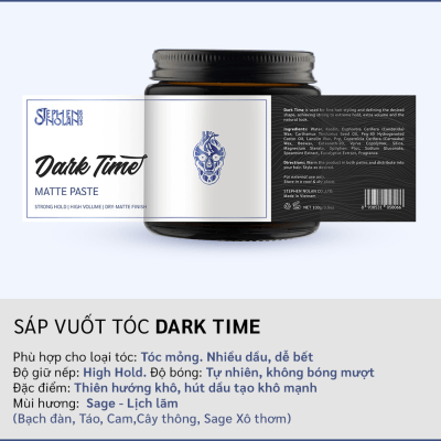 Stephen Nolan 603 Dark Time - Wax for men