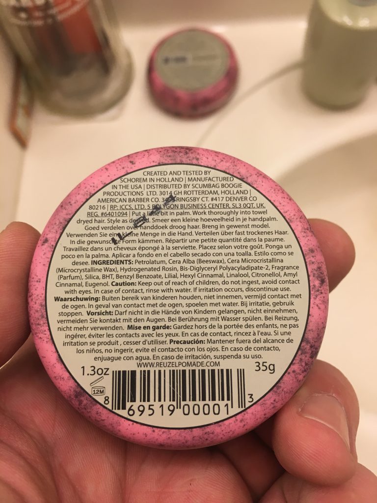 ket cau Reuzel Pink Pomade 1 - Wax for men ket cau Reuzel Pink Pomade 1 - Wax for men