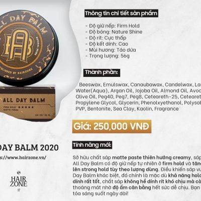 sap hairzone all day balm 2020 1 1 - Wax for men sap hairzone all day balm 2020 1 1 - Wax for men