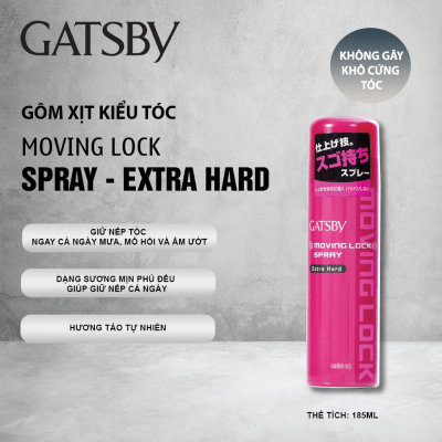 Gatsby Moving Lock Spray Extra Hard 2 - Wax for men Gatsby Moving Lock Spray Extra Hard 2 - Wax for men