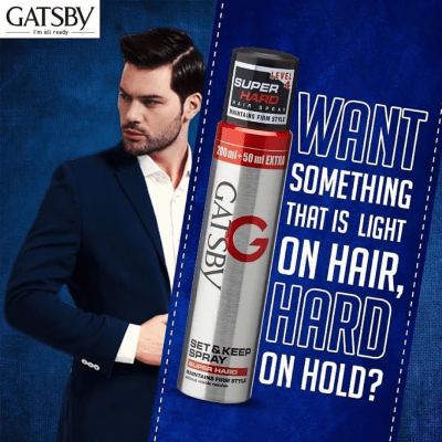 Gatsby Set Keep Spray Super Hard 4 - Wax for men Gatsby Set Keep Spray Super Hard 4 - Wax for men