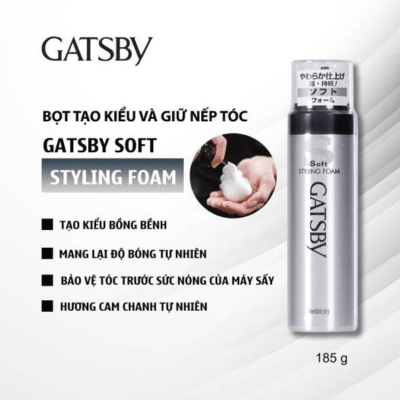 Gatsby Styling Foam Soft 3 - Wax for men Gatsby Styling Foam Soft 3 - Wax for men