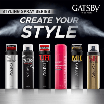 Gatsby Styling Spray Mat Hard 4 - Wax for men Gatsby Styling Spray Mat Hard 4 - Wax for men