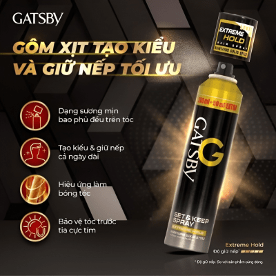 Gatsby Extreme Hold Level 5 10 - Wax for men Gatsby Extreme Hold Level 5 10 - Wax for men