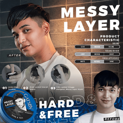 Gatsby Styling Wax Hard Free - Wax for men