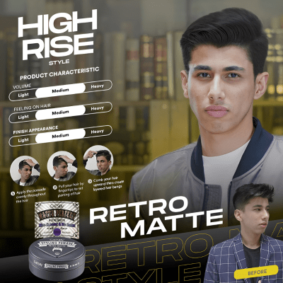 gatsby styling pomade retro matte 5 - Wax for men gatsby styling pomade retro matte 5 - Wax for men