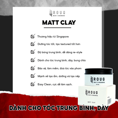Matt Clay 6 - Wax for men Matt Clay 6 - Wax for men