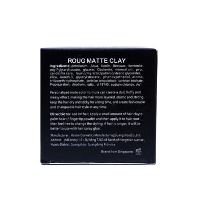 Roug Matte Clay new 2 1 - Wax for men Roug Matte Clay new 2 1 - Wax for men