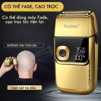 Kemei KM 2028 Gold 2 - Wax for men Kemei KM 2028 Gold 2 - Wax for men