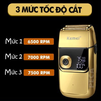 Kemei KM 2028 Gold 5 - Wax for men Kemei KM 2028 Gold 5 - Wax for men