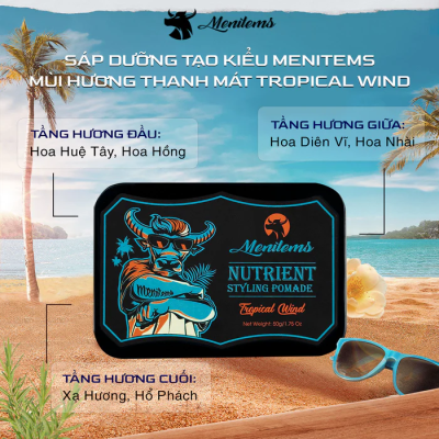 Sap Duong Pomade Tropical Wind 4 - Wax for men