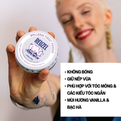 CLAY MATTE POMADE 1 - Wax for men CLAY MATTE POMADE 1 - Wax for men