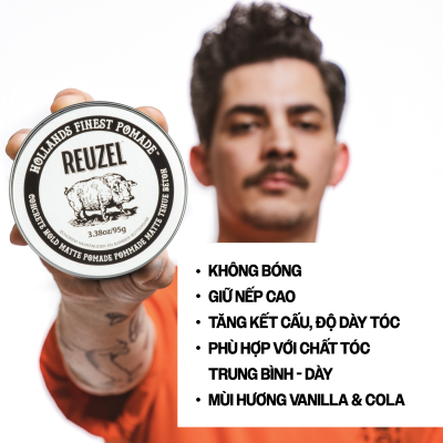 CONCRETE HOLD MATTE POMADE 3 - Wax for men CONCRETE HOLD MATTE POMADE 3 - Wax for men
