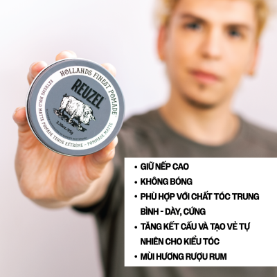 EXTREME HOLD MATTE POMADE 3 - Wax for men