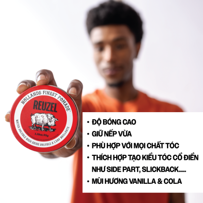 RED POMADE 5 - Wax for men RED POMADE 5 - Wax for men