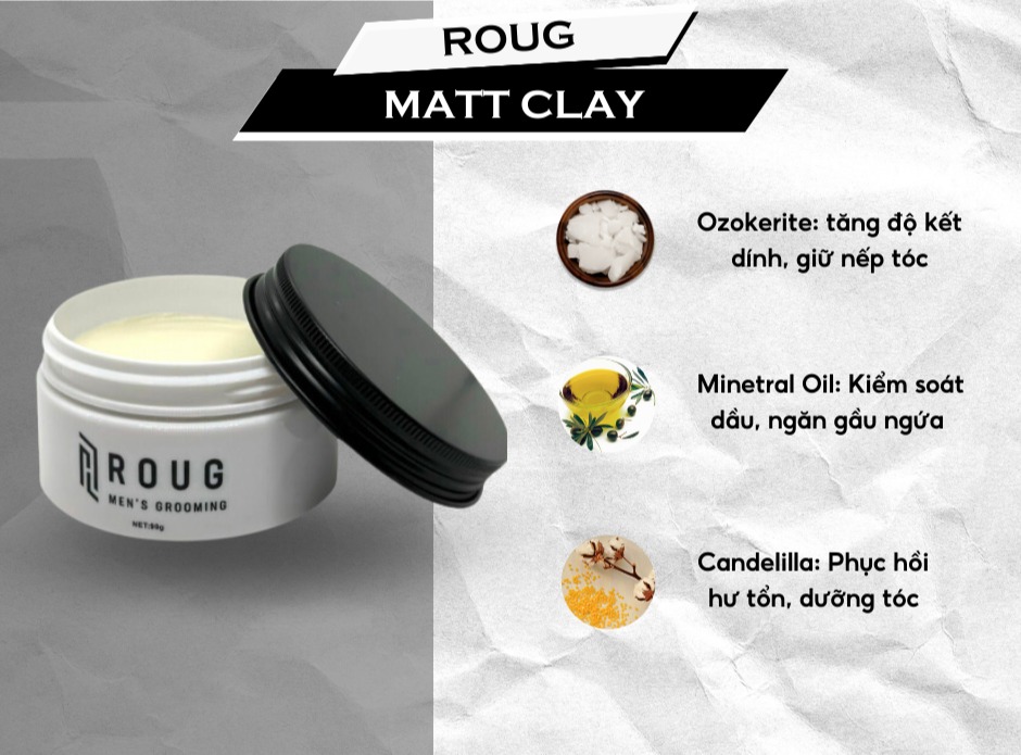 roug matt clay 2 - Wax for men roug matt clay 2 - Wax for men